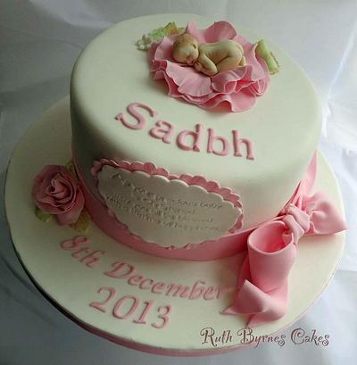 Sadbh's Christening cake - Cake by Ruth Byrnes