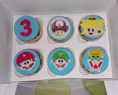 Super Mario Cupcakes  - Cake by Krazy Kupcakes 