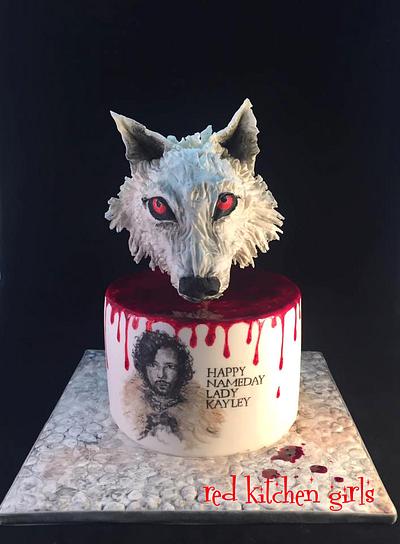 Thirty is Coming - Hand Painted Game  of Thrones Cake  - Cake by Zoe Byres