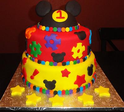 Mickey Mouse Clubhouse  - Cake by Katie Cortes