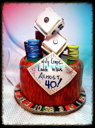 Gambling Problem - Cake by The Yellow Rose Cakery, LLC