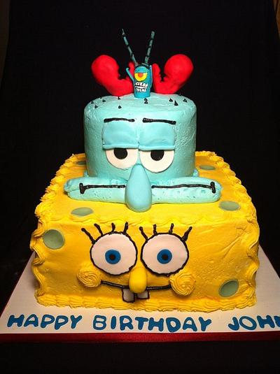 Sponge Bob and Squidward - Cake by HOPE
