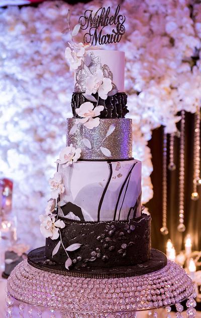 Black, White & Gray - Cake by MsTreatz