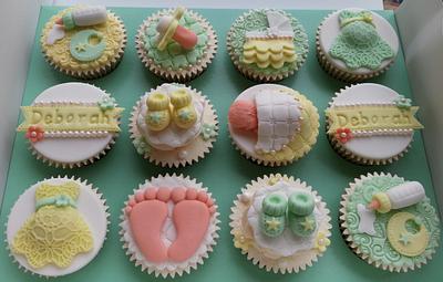 Gender Neutral Baby Shower Cupcakes - Cake by Elaine's Cheerful Colourful Cupcakes