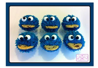 Cookie Monster Cupcakes - Cake by Kays Cakes