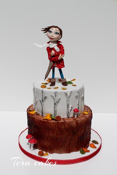 Autumn cake for the magazine Torty od mamy - Cake by Tera cakes