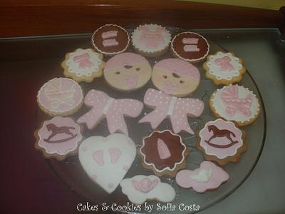 Baby shower cookies - Cake by Sofia Costa (Cakes & Cookies by Sofia Costa)