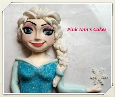 Elsa :-) - Cake by  Pink Ann's Cakes