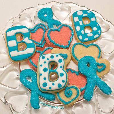Colored Dough Heart Cookies - Cake by Janine