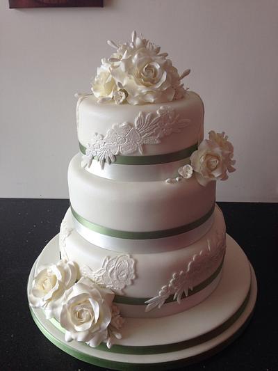 Wedding Cake - Cake by Donnajanecakes 