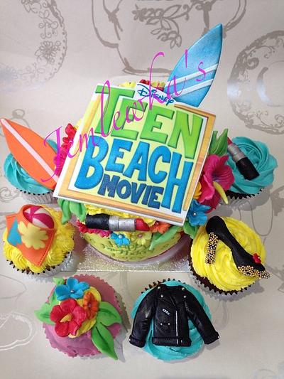 Teen beach movie cupcakes - Cake by Jemlewka's cupcakes 