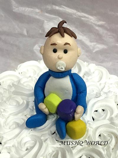 BABY'S BIRTHDAY BASH - Cake by MUSHQWORLD