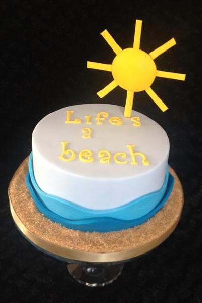 Life's a beach !  - Cake by Lisa Salerno 