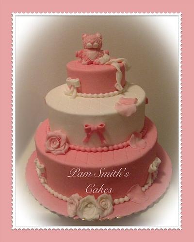 Pink.... - Cake by Pam Smith's Cakes