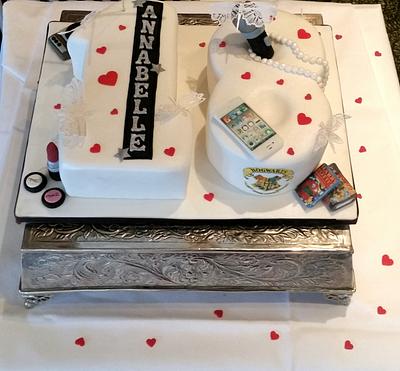 personalised 18th birthday cake - Cake by Helen Campbell
