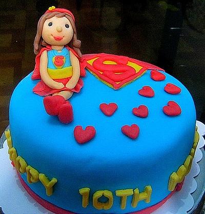 supergirl cake - Cake by susana reyes