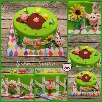 Little farm animals.. - Cake by Sjakkie's Taarten