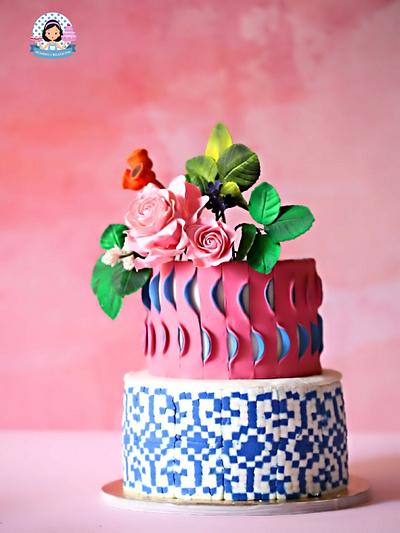 Sugar Flowers & Cakes in Bloom Collaboration - Ekkat Rose Cake - Cake by Sumerucreations