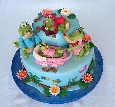 Crocodile family - Cake by Zuzana Bezakova