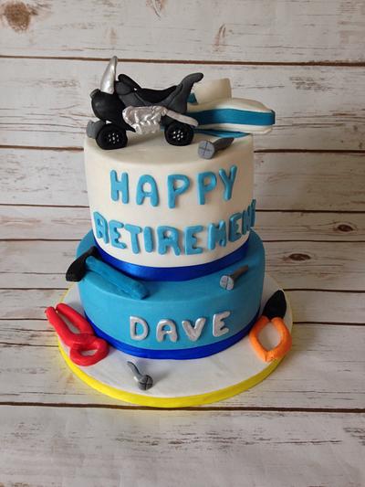 Retirement motorbike  - Cake by Lindsays Cupcakes 