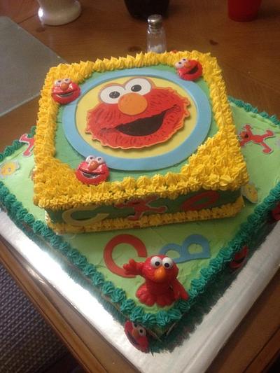 Elmo - Cake by Sandra Andrade