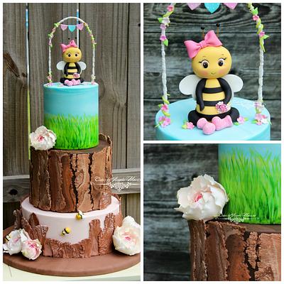 Bee Cake - Cake by CakesbyAngelaMorrison