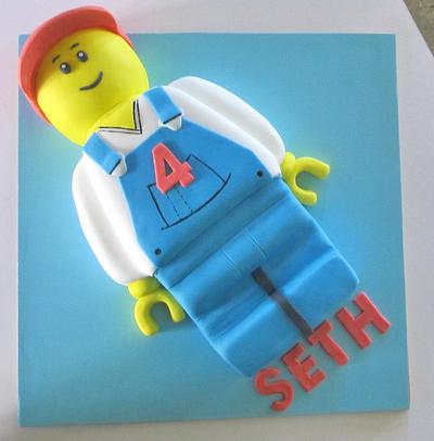 Lego Man Cake - Cake by Kellie