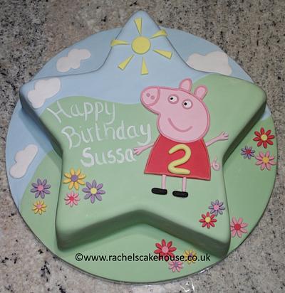 Peppa Pig Star - Cake by Rachel's Cake House 