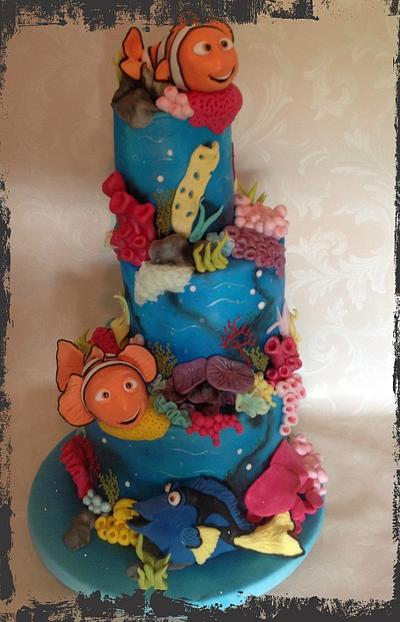 Finding nemo theme from 2013 - Cake by Missyclairescakes