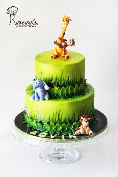 Jungle Themed Cake - Cake by purbaja