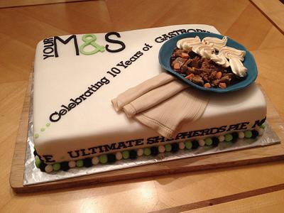 M&S Gastropub Cake - Cake by Caron Eveleigh