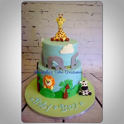 It's a boy safari - Cake by Chantelle's Cake Creations