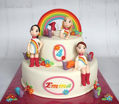 Rainbowgirls! - Cake by Nel
