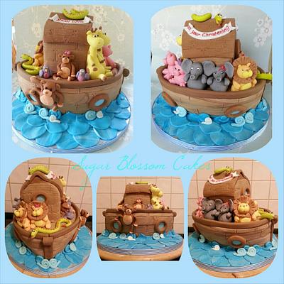 Noah's Ark christening cake - Cake by Lauren Smith