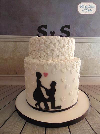 Engagement cake - Cake by For the love of cake (Laylah Moore)
