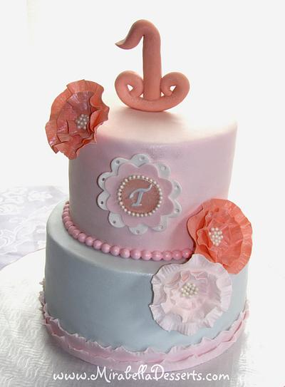 First birthday cake - Cake by Mira - Mirabella Desserts
