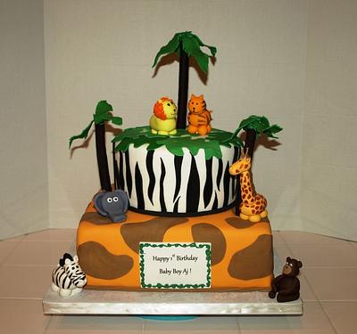 Jungle Baby Birthday - Cake by Havan a Taste