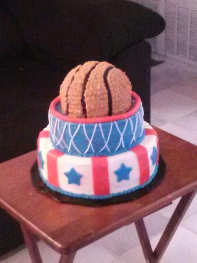Basketball Cake - Cake by Sharon Cooper
