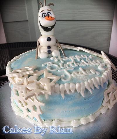 Olaf Cake - Cake by Cakes By Rian