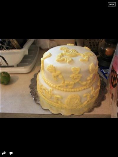 Fondant cake  - Cake by Eneida Diaz