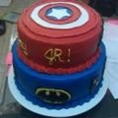 super heros - Cake by thomas mclure