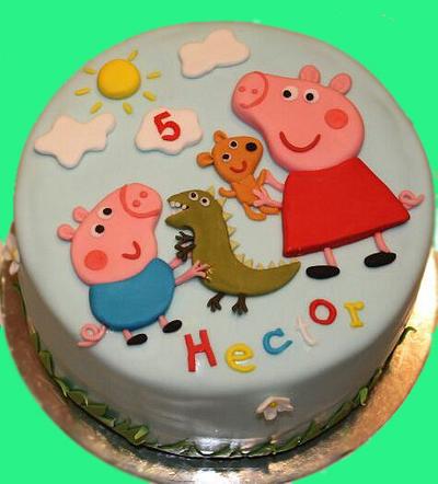 Tarta Peppa Pig, Peppa Pig cake - Cake by Machus sweetmeats
