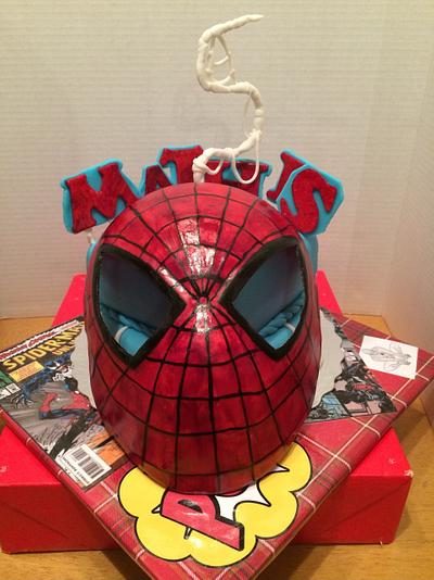Spiderman - Cake by Jertysdelight