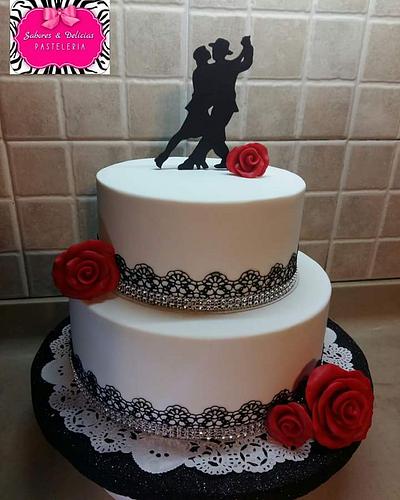 Tango Cake!!! 🎶🎶🎶 - Cake by Mariela Bono