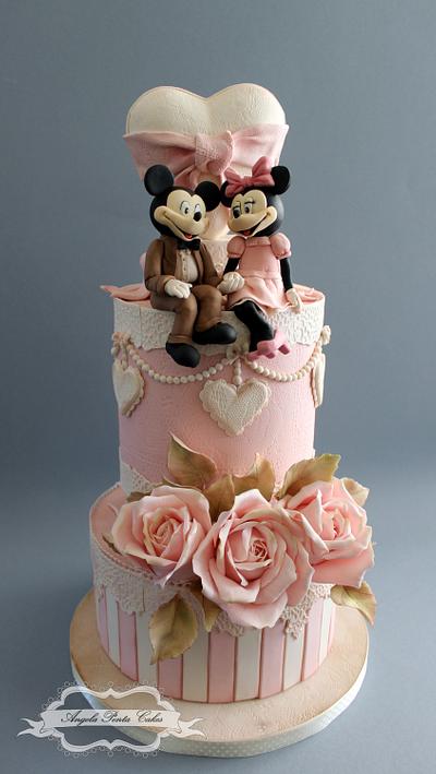 Be my Mickey and I'll be your Minnie! - Cake by Angela Penta