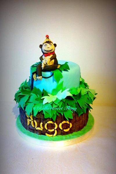 Jungle Monkey Birthday - Cake by Michelle Singleton