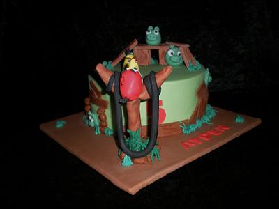 Angry Birds - Cake by Sugarart Cakes