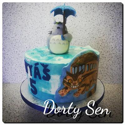 Totoro cake - Cake by Alena Boháčová - Dorty Sen