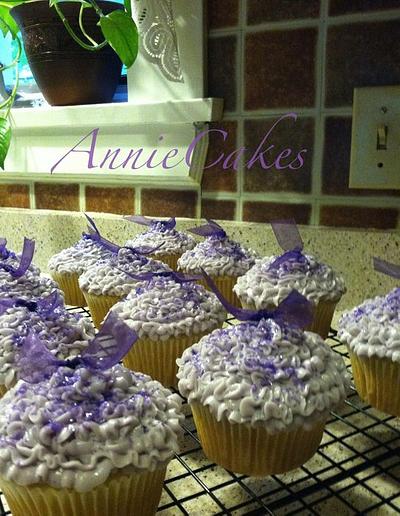 Purple Cupcakes - Gluten Free - Cake by AnnieCakes