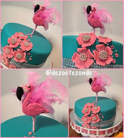 Flamingo cake - Cake by marieke